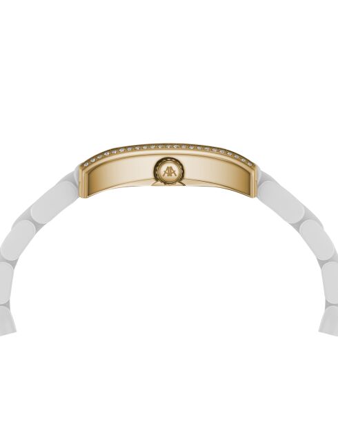 Venere goud/wit roestvrijstalen automatisch horloge