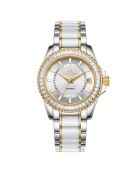 Orologio automatico Silver Ice Moon in acciaio inossidabile