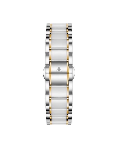 Orologio automatico Silver Ice Moon in acciaio inossidabile