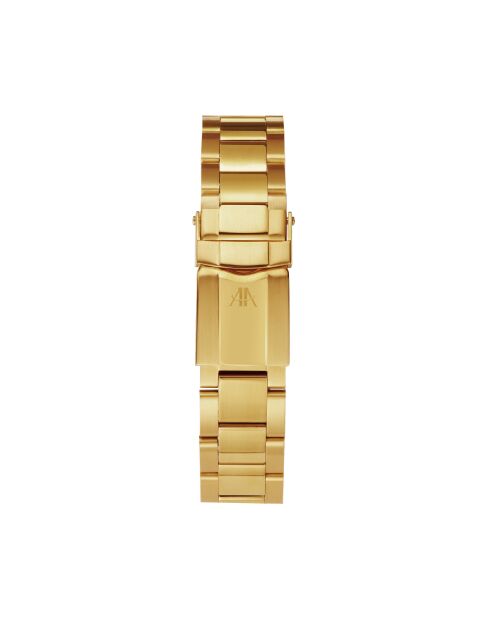 Montre automatique en acier inoxydable Commandant dorée