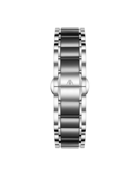 Silver Ice Moon automatisch horloge van roestvrij staal