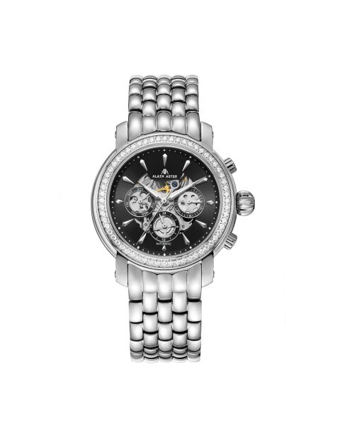 Orologio automatico Silver Princess in acciaio inossidabile