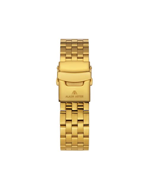 Montre automatique en acier inoxydable Legacy dorée