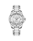 Orologio automatico Silver Ice Moon in acciaio inossidabile