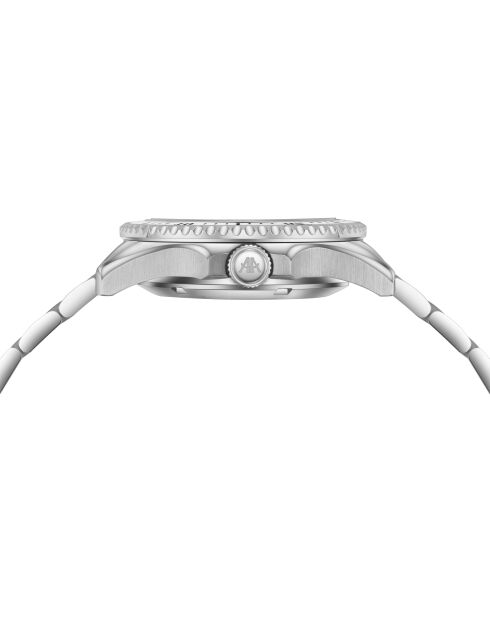 Orologio automatico Silver Ice Moon in acciaio inossidabile
