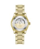 Montre automatique en acier inoxydable Fortress King dorée