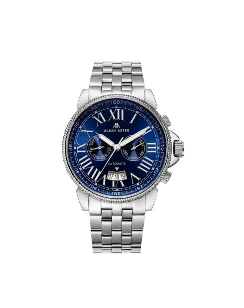Montre automatique en acier inoxydable Legacy argentée