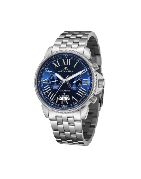 Montre automatique en acier inoxydable Legacy argentée