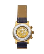 Montre automatique en acier cosmic doré/bleu