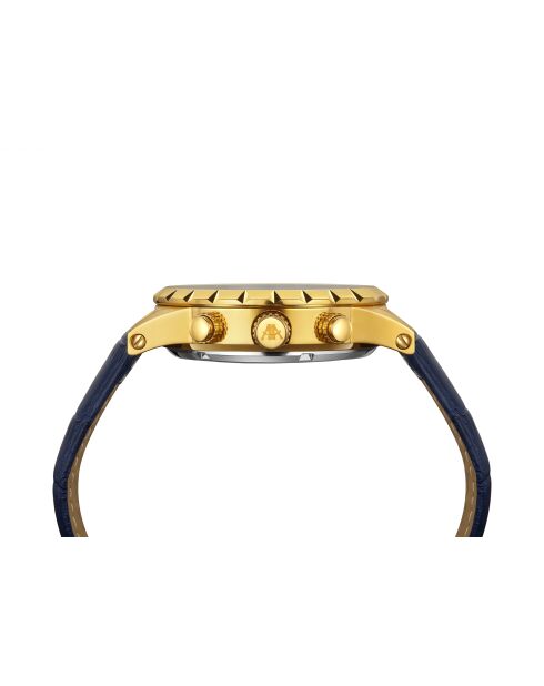 Montre automatique en acier cosmic doré/bleu