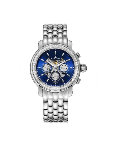 Orologio automatico Silver Princess in acciaio inossidabile