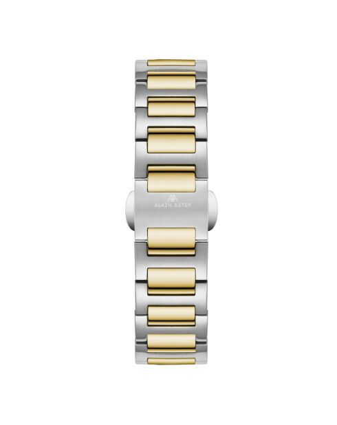 Fortress Queen Automatikuhr aus Edelstahl in Silber/Gold