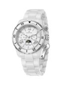 Montre automatique en céramique Gladiator argenté/blanc