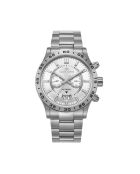 Orologio automatico Silver Octant in acciaio inossidabile