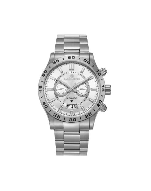 Montre automatique en acier inoxydable Octant argentée