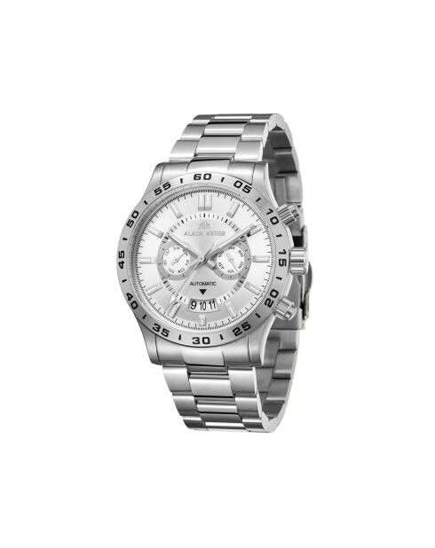Montre automatique en acier inoxydable Octant argentée