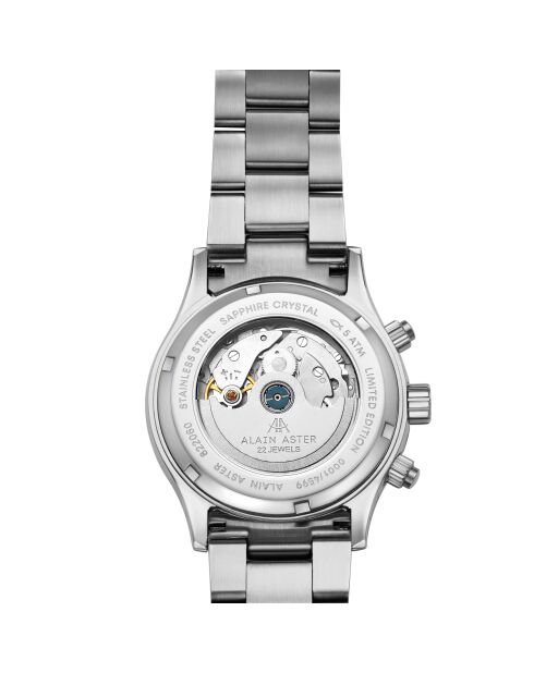 Montre automatique en acier inoxydable Octant argentée
