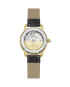 The Empress goud/zwart automatisch leren horloge