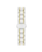 Montre automatique en céramique Emperor argenté/blanc