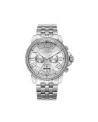 Montre automatique en acier inoxydable Legacy argentée