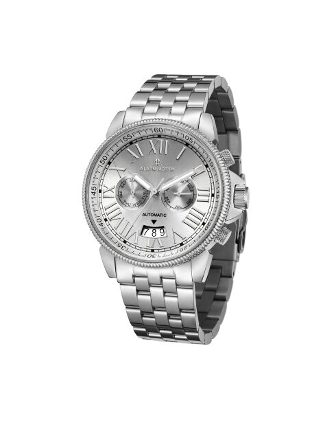 Montre automatique en acier inoxydable Legacy argentée