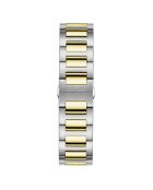 Reloj automático de acero inoxidable plateado y dorado Fortress King