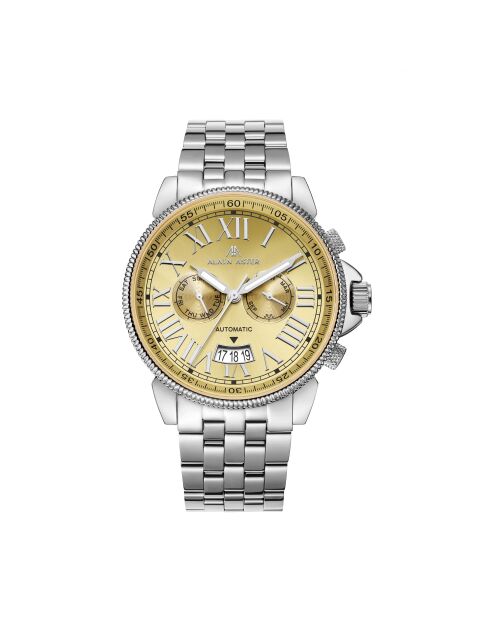 Montre automatique en acier inoxydable Legacy argentée