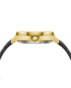 Fortress queen goud/zwart automatisch leren horloge