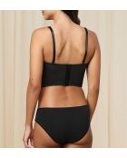 Corsé negro Triumph Signature Sheer Corset Bra