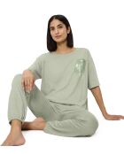 Endless Comfort PK SSL 10 CO/MD grüner Schlafanzug