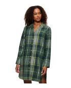 Chemise de nuit Boyfriend NDW X Checks combinaison verte