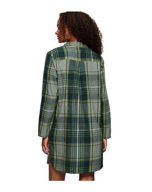 NDW X Checks Boyfriend Nachthemd Grüner Overall
