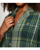 Chemise de nuit Boyfriend NDW X Checks combinaison verte