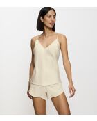 Pyjama Silky Sensuality PSW X écru blanc
