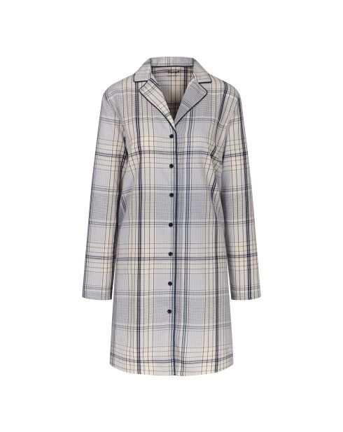 NDW X Checks Boyfriend Nachthemd Blauw