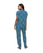 Boyfriend Fit PW X Schlafanzug mit meerblauem Licht