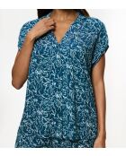 Boyfriend Fit PW X Schlafanzug mit meerblauem Licht