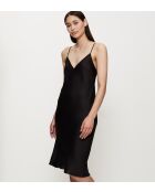 Silky Sensuality NDW X schwarzes Nachthemd