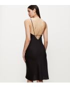 Silky Sensuality NDW X schwarzes Nachthemd