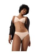 Tanga Smart Micro Brazilian String EX en beige nude