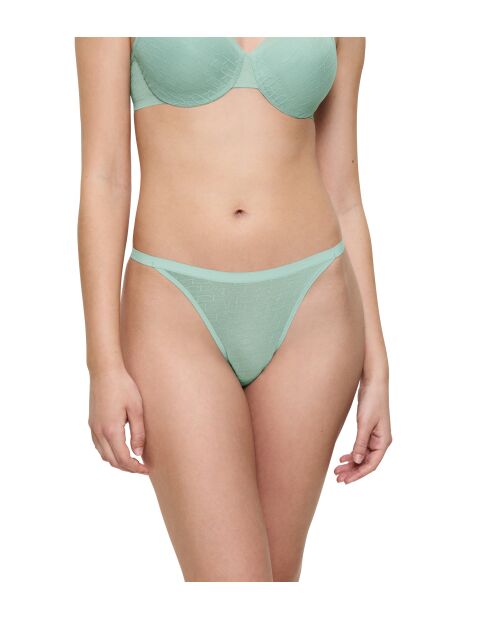 Bruma turquesa String Signature Sheer String de String