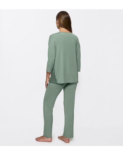 Timeless Sensuality PK Pyjama Abstinthe mit 3/4-Ärmeln
