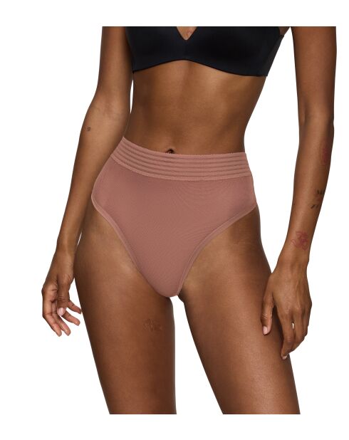 String (juego de 2) Tempting Sheer Highwaist String, 2 unidades, almendras tostadas