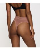 String (juego de 2) Tempting Sheer Highwaist String, 2 unidades, almendras tostadas