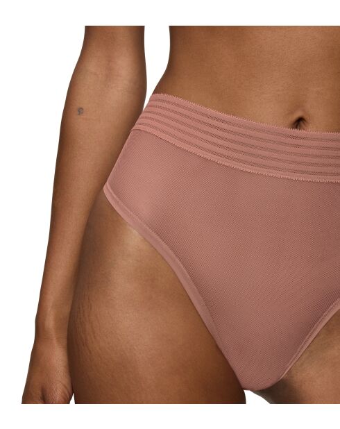 String (juego de 2) Tempting Sheer Highwaist String, 2 unidades, almendras tostadas