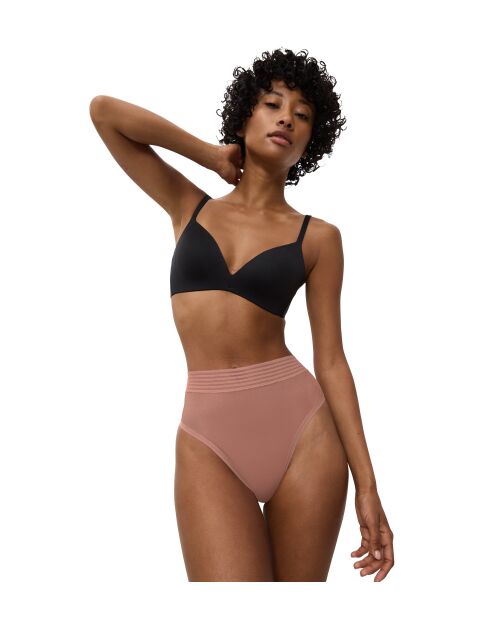 String (juego de 2) Tempting Sheer Highwaist String, 2 unidades, almendras tostadas