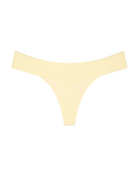 Tanga para maquillaje corporal Illusion String EX, color amarillo miel