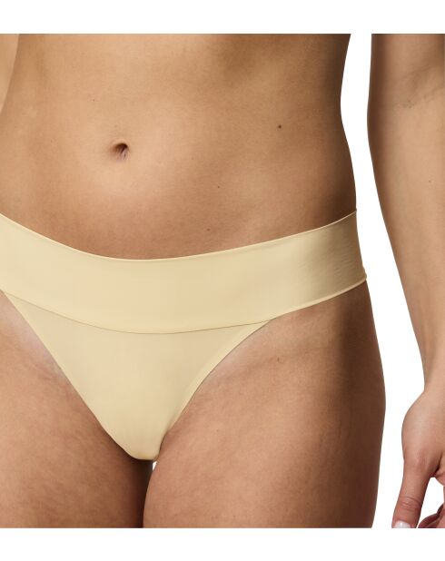 Tanga para maquillaje corporal Illusion String EX, color amarillo miel