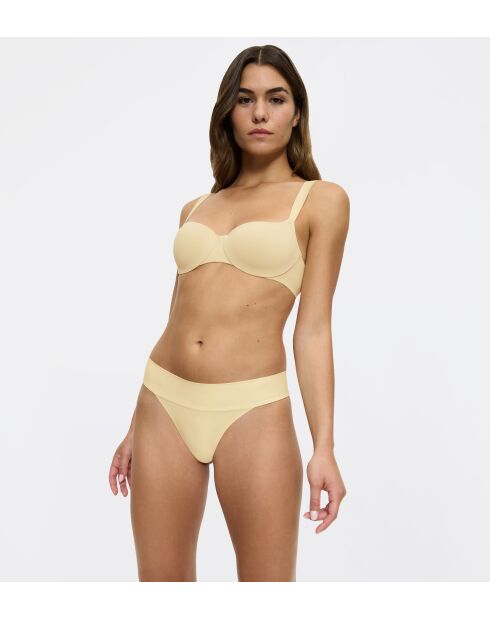 Tanga para maquillaje corporal Illusion String EX, color amarillo miel