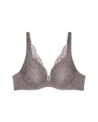Taubengrauer Body Make-Up Illusion Lace WP-BH mit verstärktem Bügel
